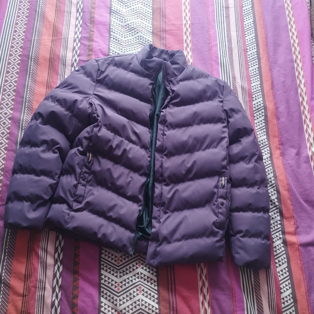 Women's Purple Puffer Jacket
